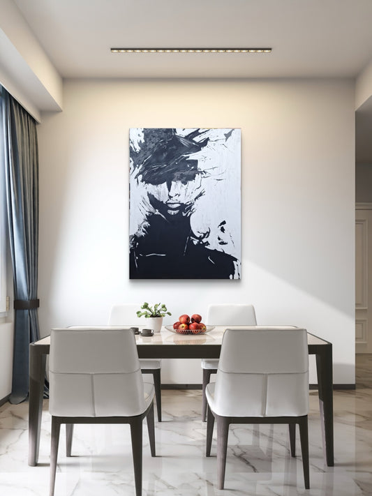 Black & White | Hand Painting