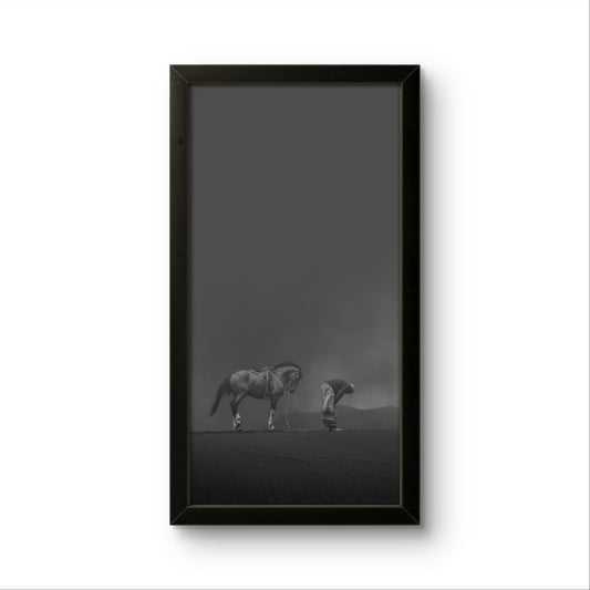 Muslim & Horse | Wall Art Frame