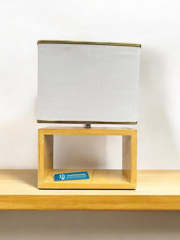 Match Box Wooden Lamp | Pair for Side Tables Match Box Wooden Lamp | Pair for Side Tables
