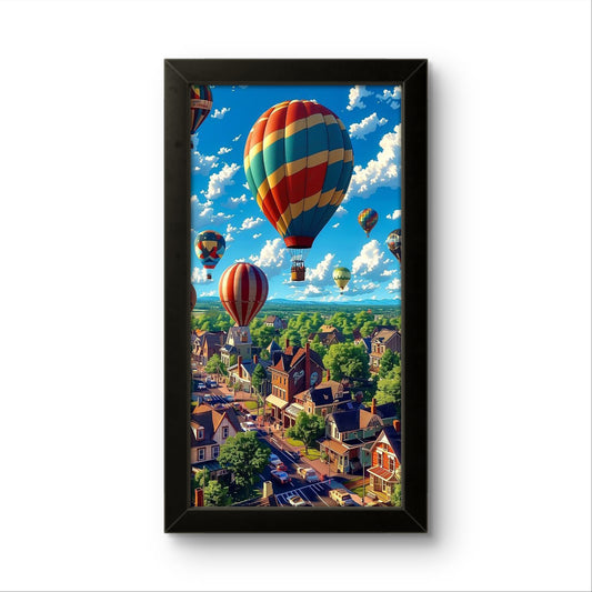 Hot Air Ballon | Animated Wall Art Frame