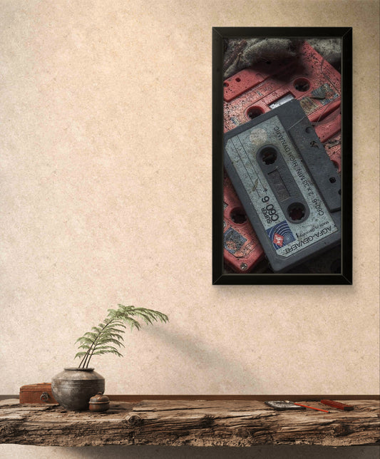 Cassette Tapes | Vintage Wall Art Frame