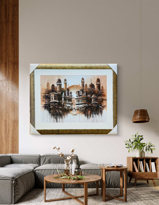 Vintage City | Hand Painting