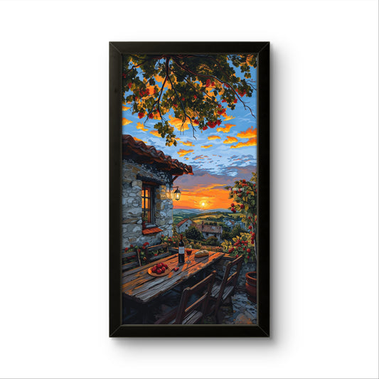 Golden Horizon | Animated Wall Art Frame