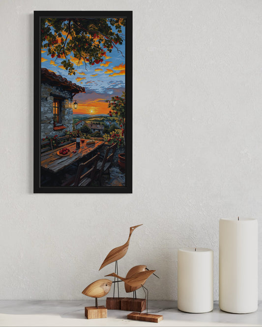 Golden Horizon | Animated Wall Art Frame