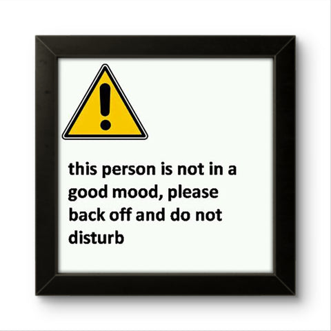 Moody | Funny Wall Art Frame Moody | Funny Wall Art Frame