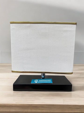 Square Wooden Lamp | Pair for Side Tables Square Wooden Lamp | Pair for Side Tables