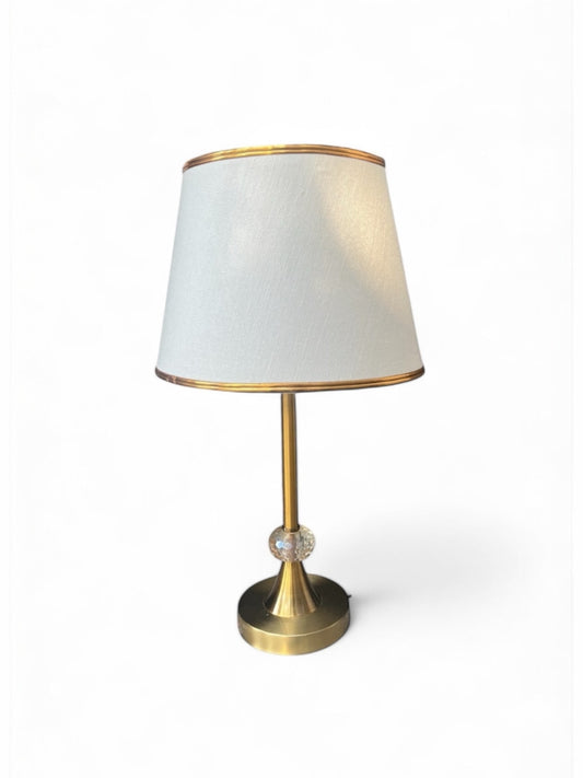 Linea Gold Lamp | Pair for Side Tables