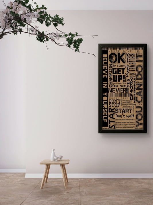 Get Up | Motivational Wall Art Frame
