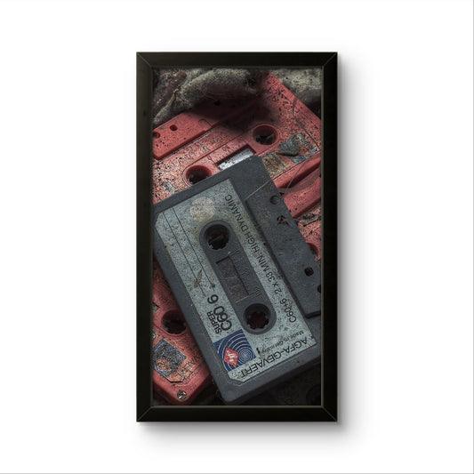 Cassette Tapes | Vintage Wall Art Frame