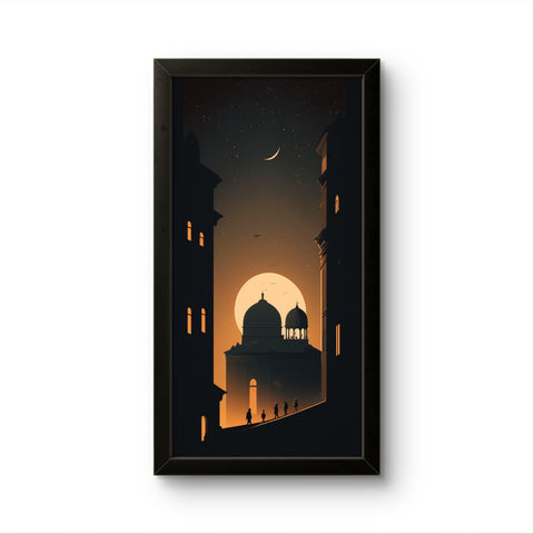 Mosque | Islamic Wall Art Frame Mosque | Islamic Wall Art Frame