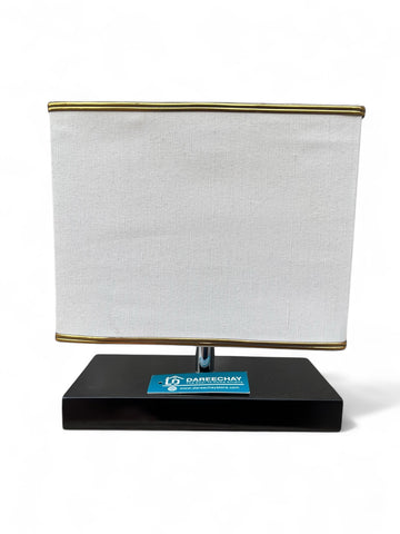Square Wooden Lamp | Pair for Side Tables Square Wooden Lamp | Pair for Side Tables