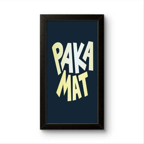 Paka Mat | Funny Wall Art Frame Paka Mat | Funny Wall Art Frame