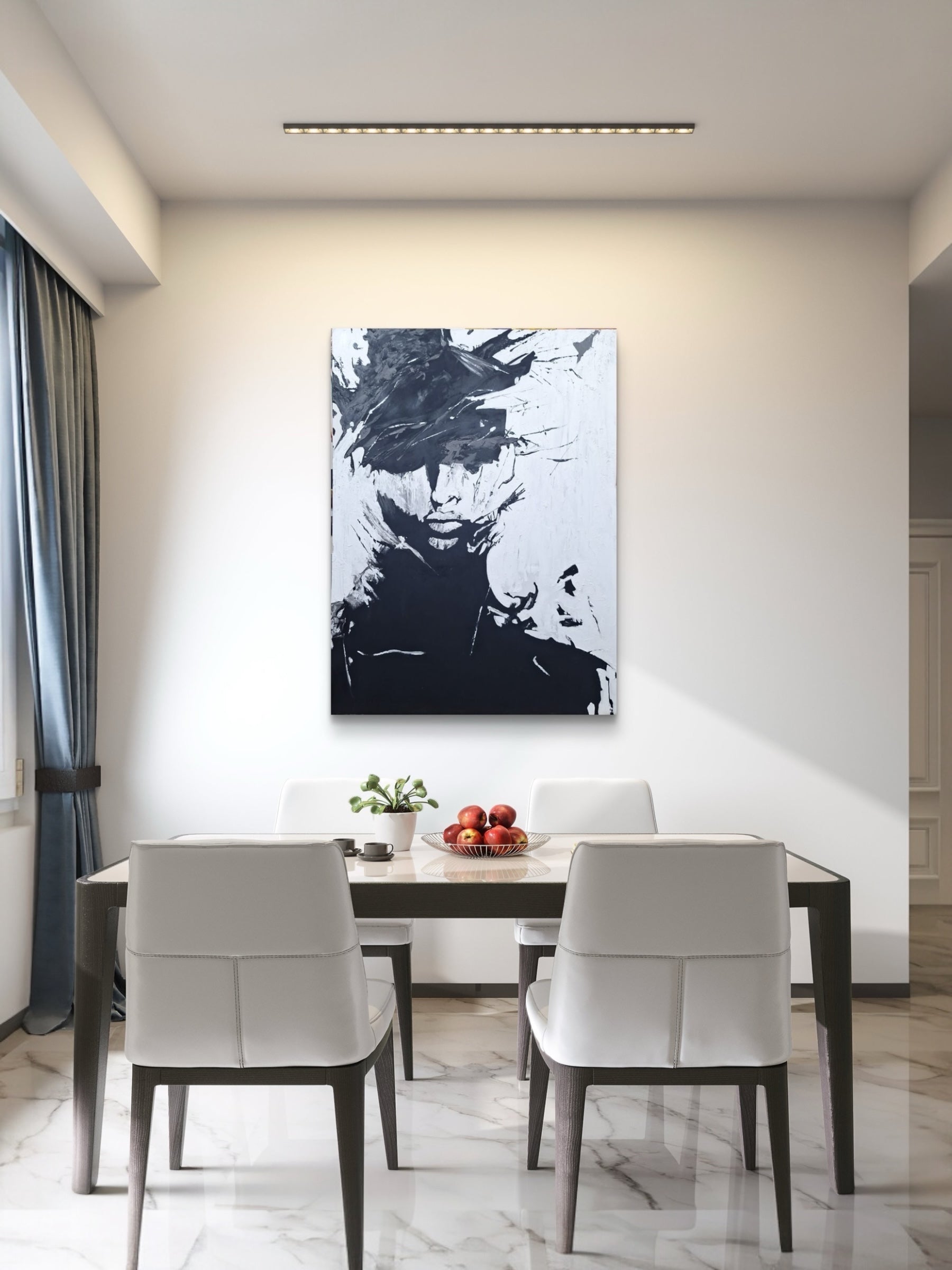 Black & White | Hand Painting