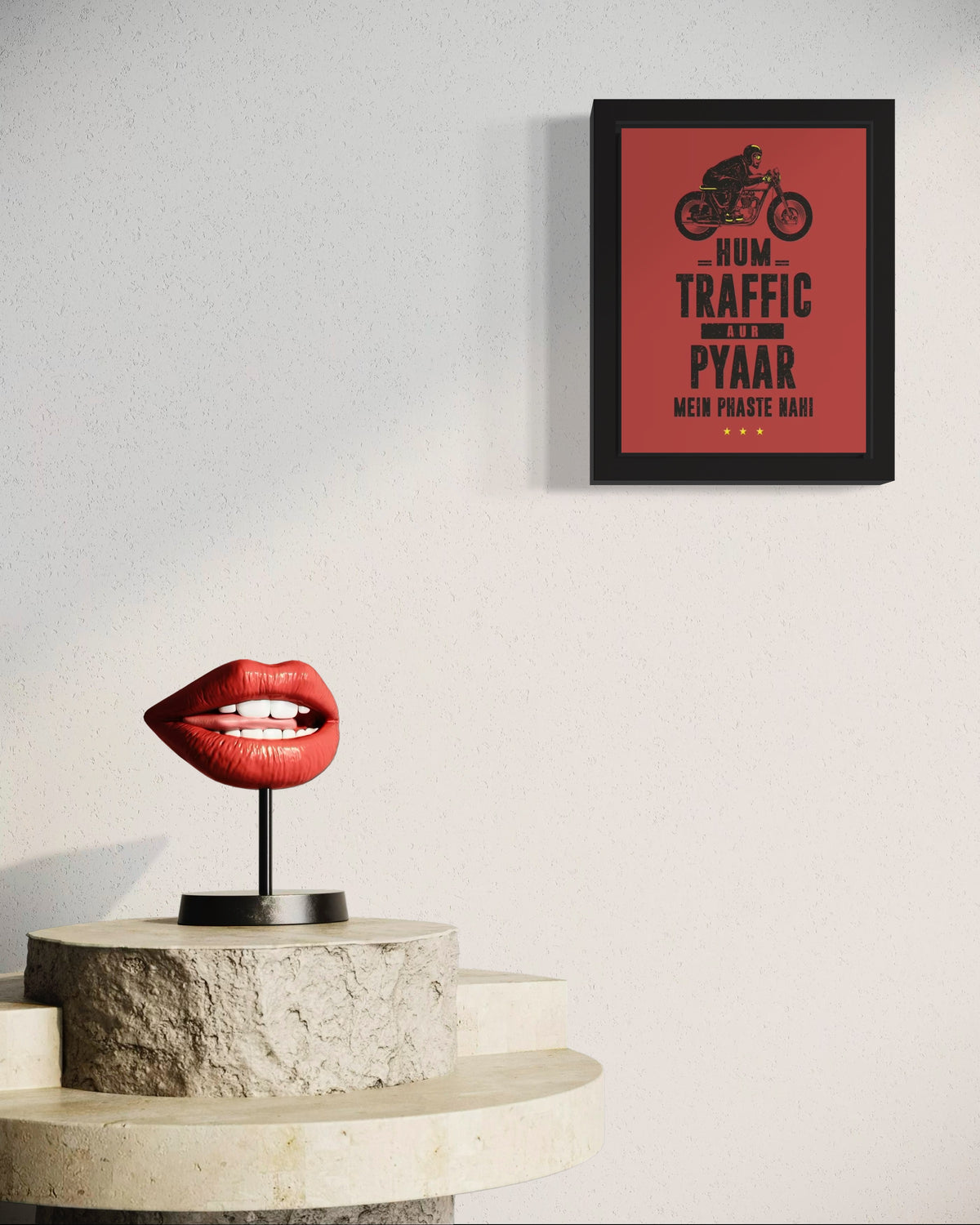 Hum Traffic | Funny Wall Art Frame