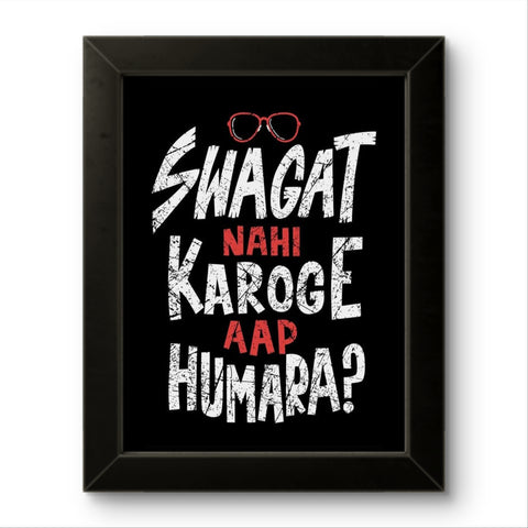 Swagat | Funny Wall Art Frame