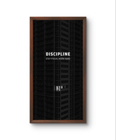 Discipline | Motivational Wall Art Frame