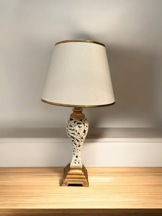 Old Pillar Lamp | Pair for Side Tables