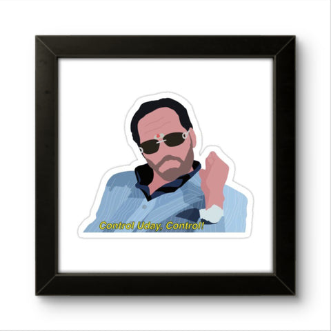 Control Uday | Funny Wall Art Frame