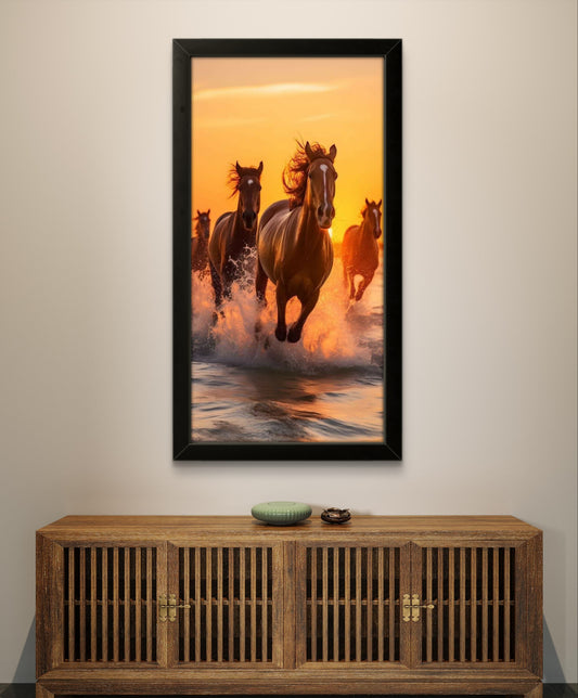 Running Horses | Creature Wall Art Frame