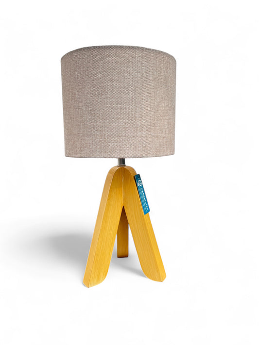 Tripod Wooden Lamp | Pair for Side Tables