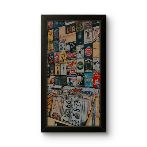 Books And Plates | Wall Art Frame