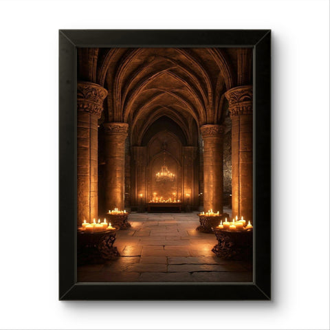 Ancient Temple | Vintage Wall Art Frame