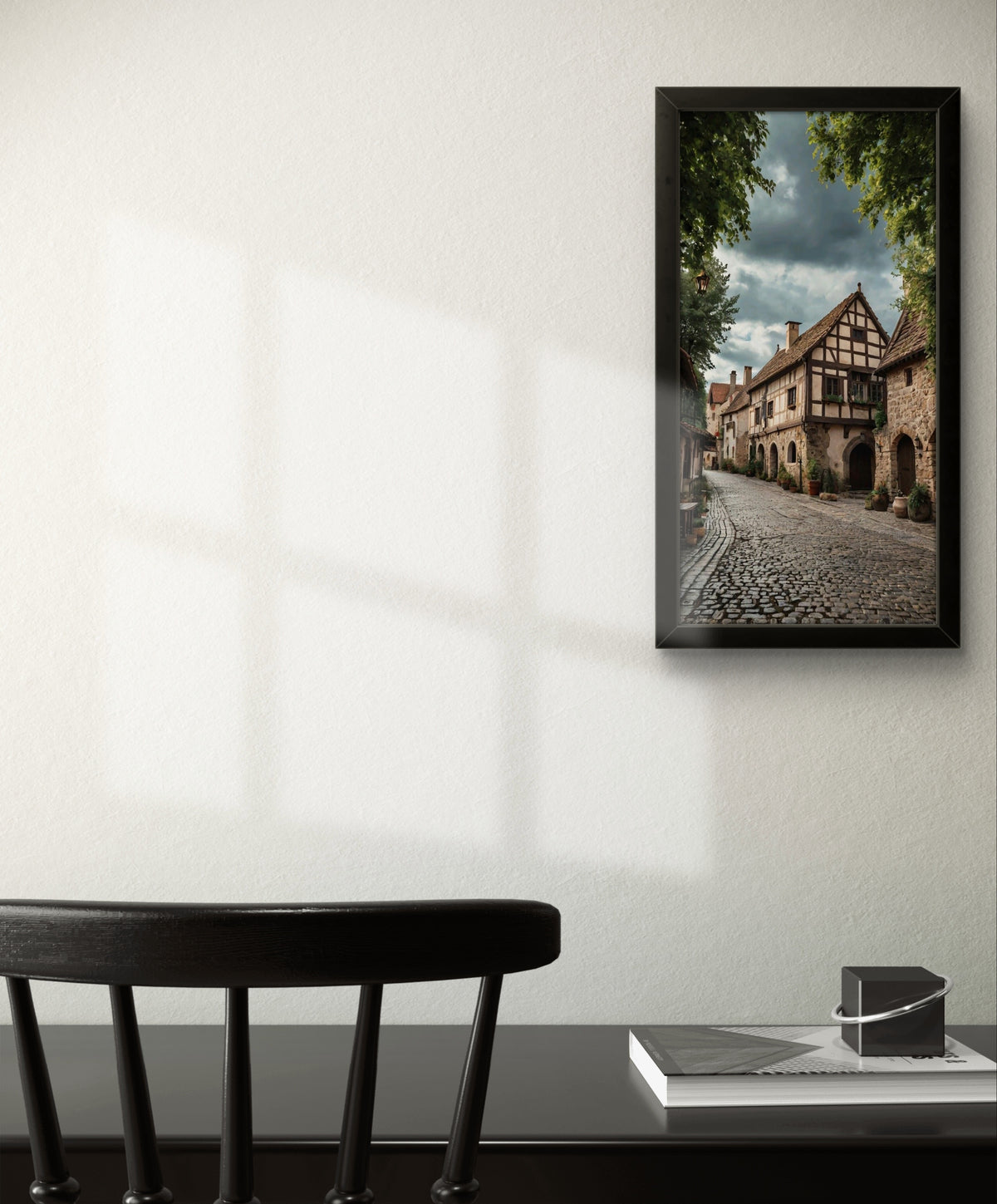 European Village | Vintage Wall Art Frame