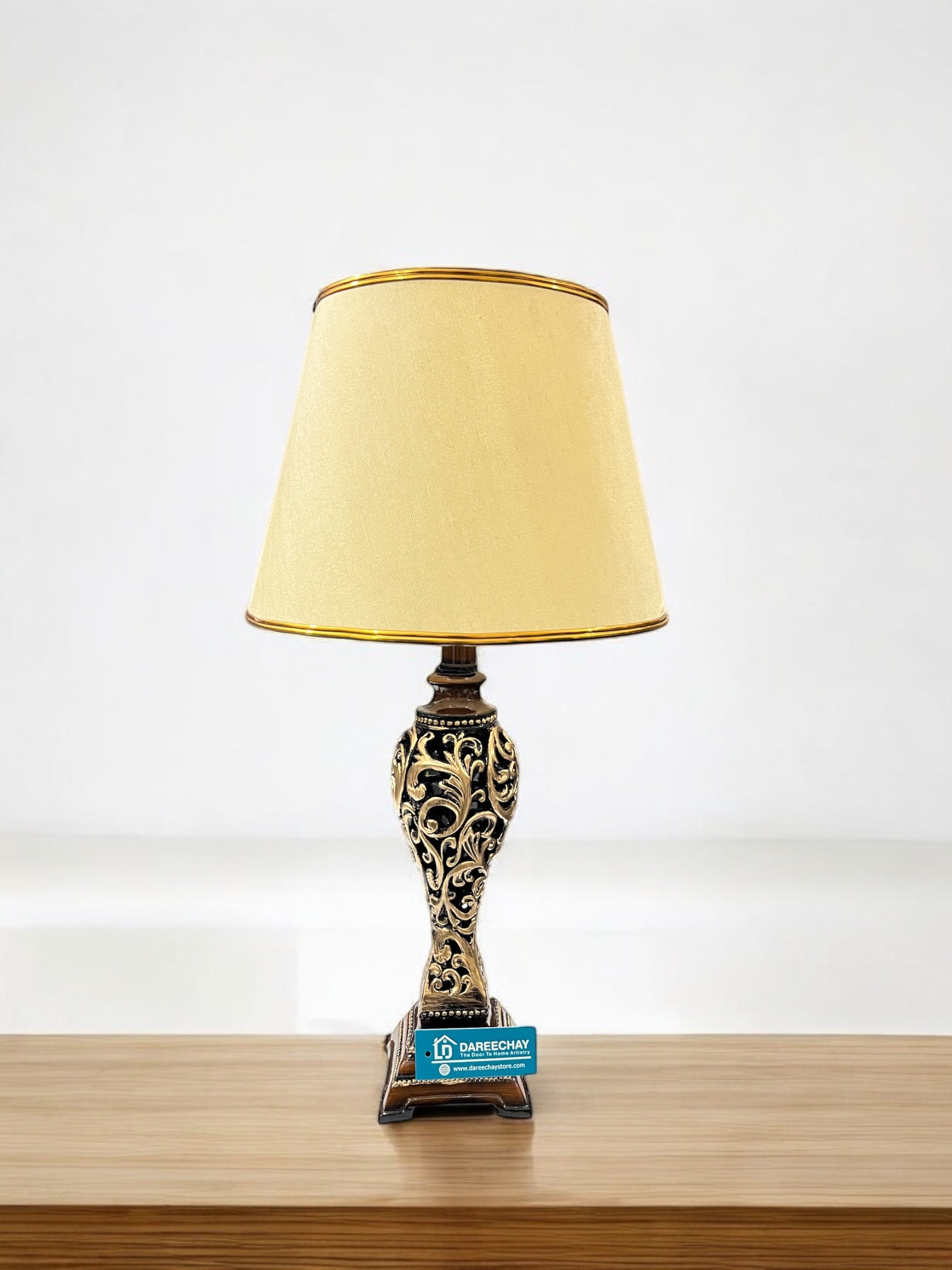 Old Pillar Lamp | Pair for Side Tables