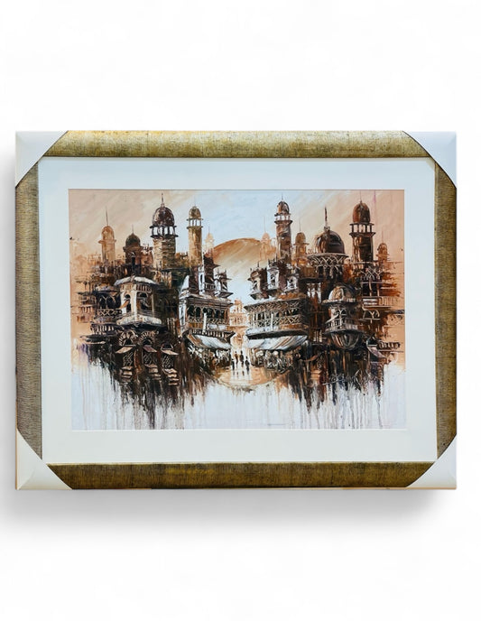 Vintage City | Hand Painting