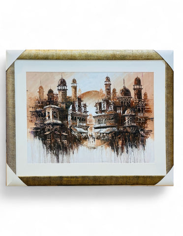 Vintage City | Hand Painting