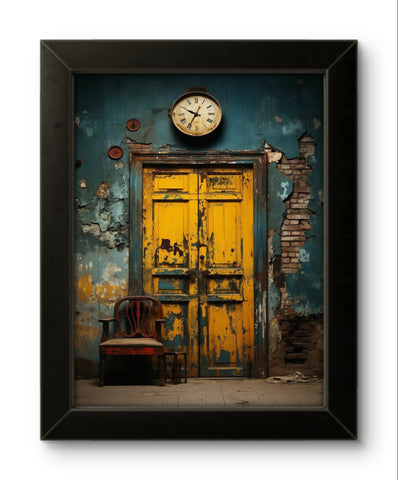 Ancient Door | Vintage Wall Art Frame