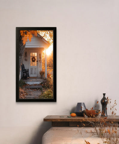 White House | Natural Wall Art Frame