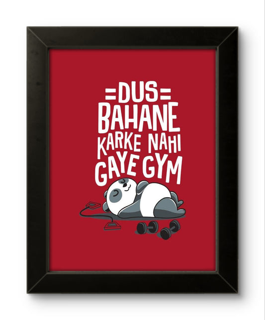 Dus Bahane | Funny Wall Art Frame