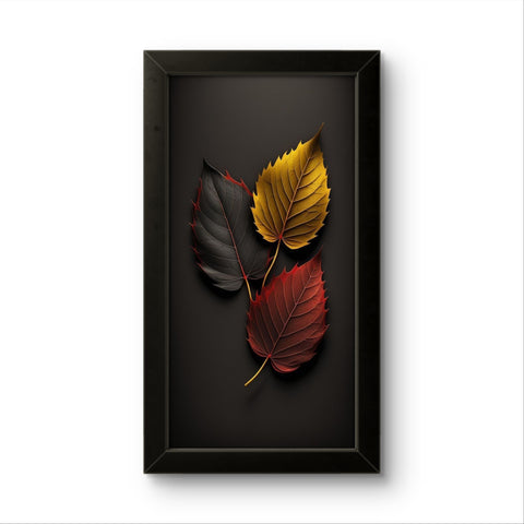 Digital Leaf Print | Modern Wall Art Frame