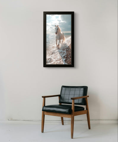 White Horse | Creature Wall Art Frame