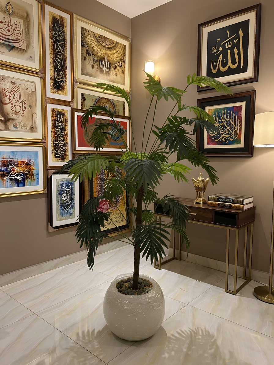 Artificial Palm Corner Plant | Planters
