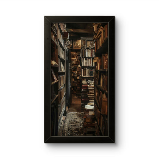 Old Library | Vinatage Wall Art Frame