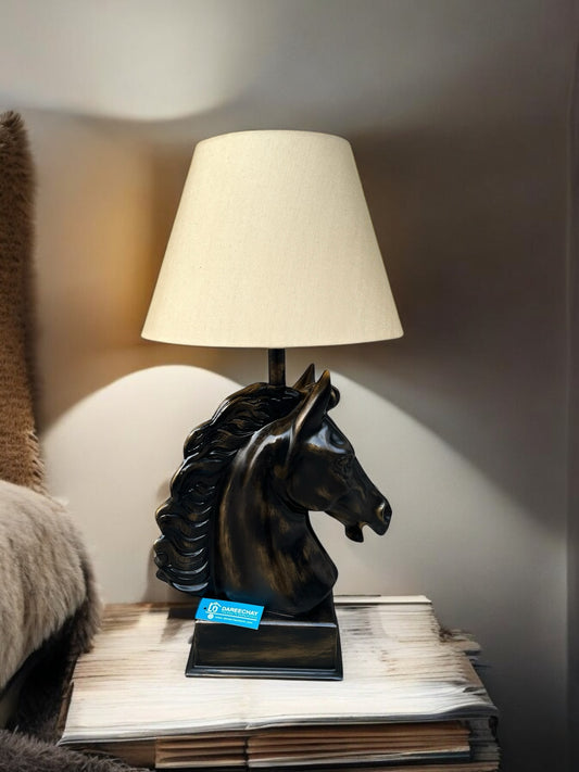 Face Horse Lamp | Pair for Side Tables