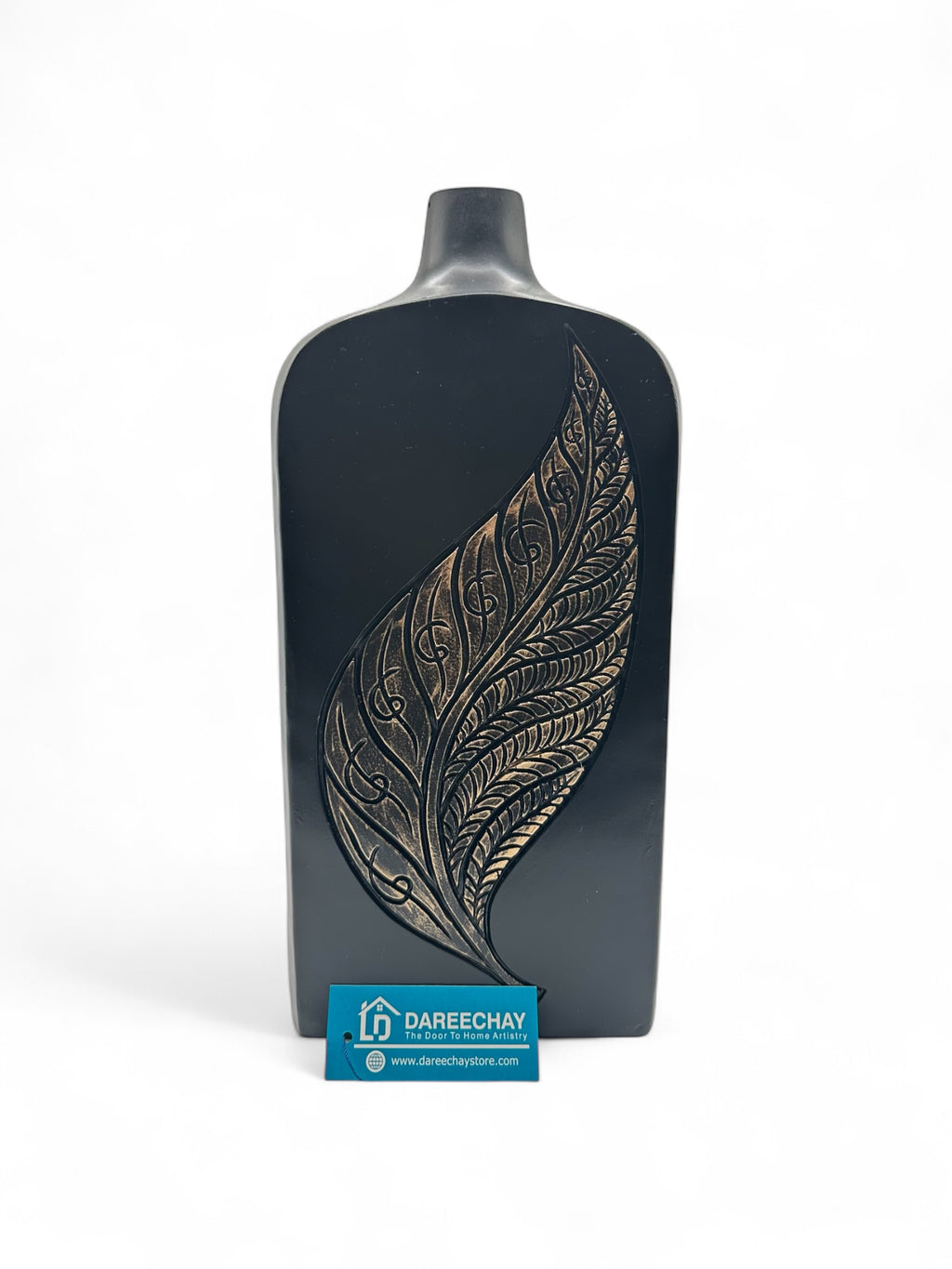 Leaf Embossed Vase | Table Decoration