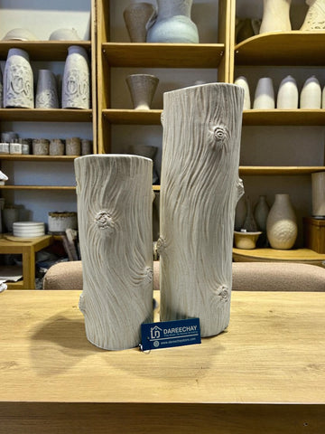 Tree Trunk Vase | Table Decoration