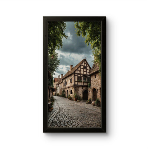 European Village | Vintage Wall Art Frame