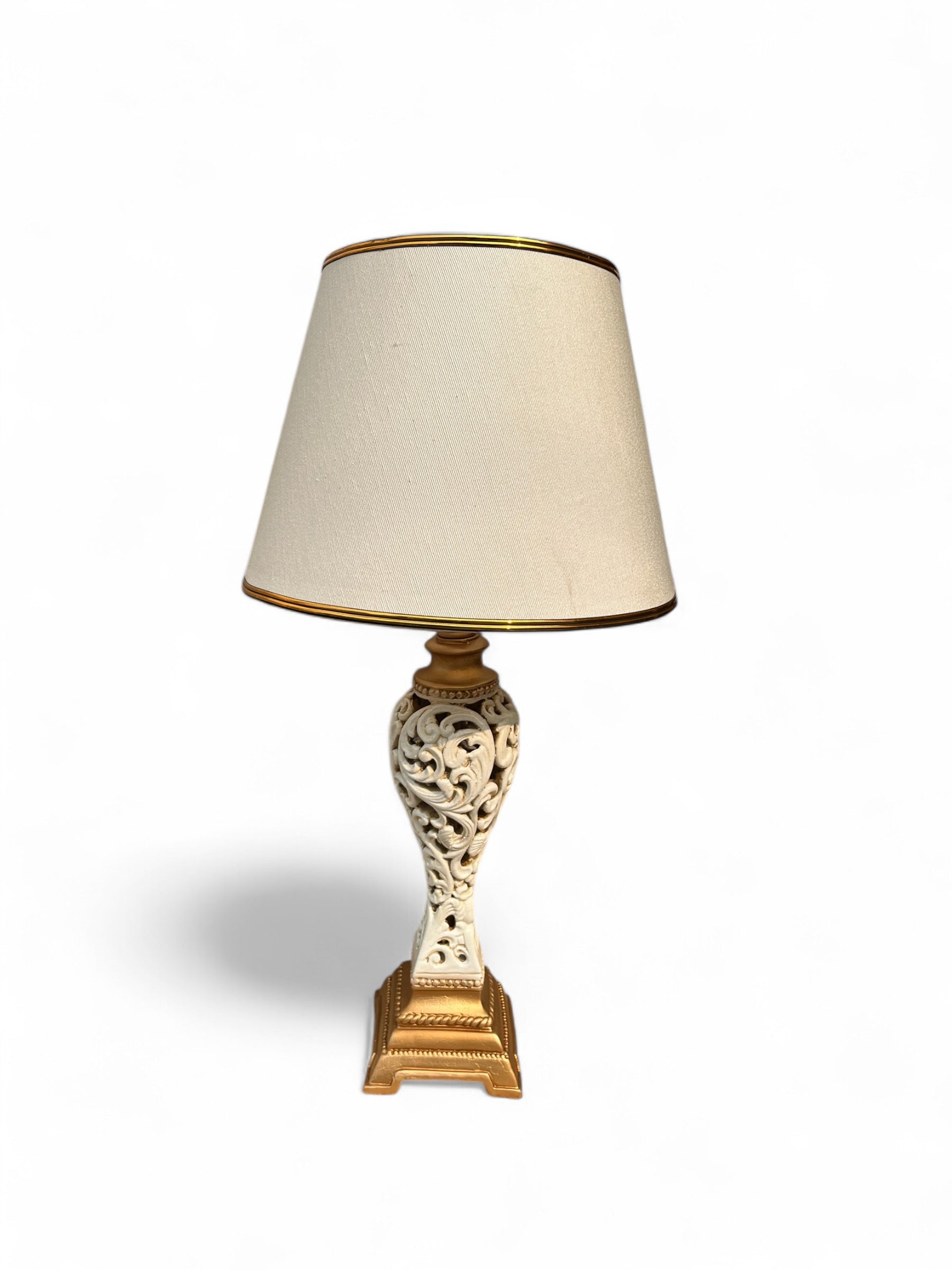 Old Pillar Lamp | Pair for Side Tables