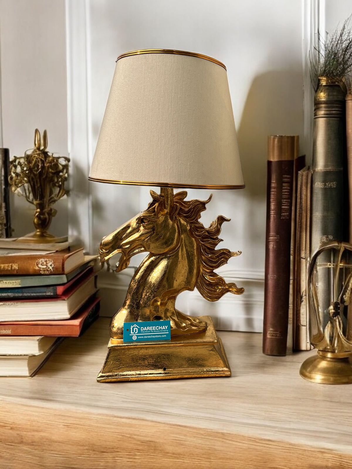 Aggressive Horse Lamp | Pair for Side Tables