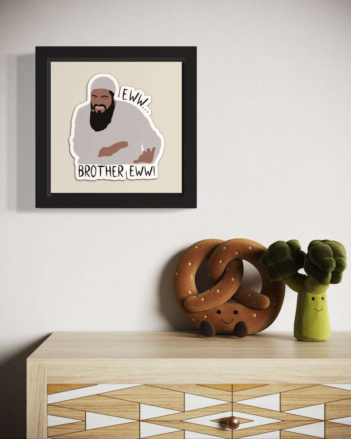 Eww Brother Eww | Funny Wall Art Frame