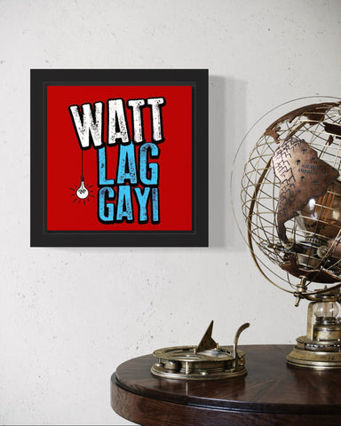 Watt Lag Gai | Funny Wall Art Frame