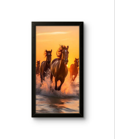 Running Horses | Creature Wall Art Frame