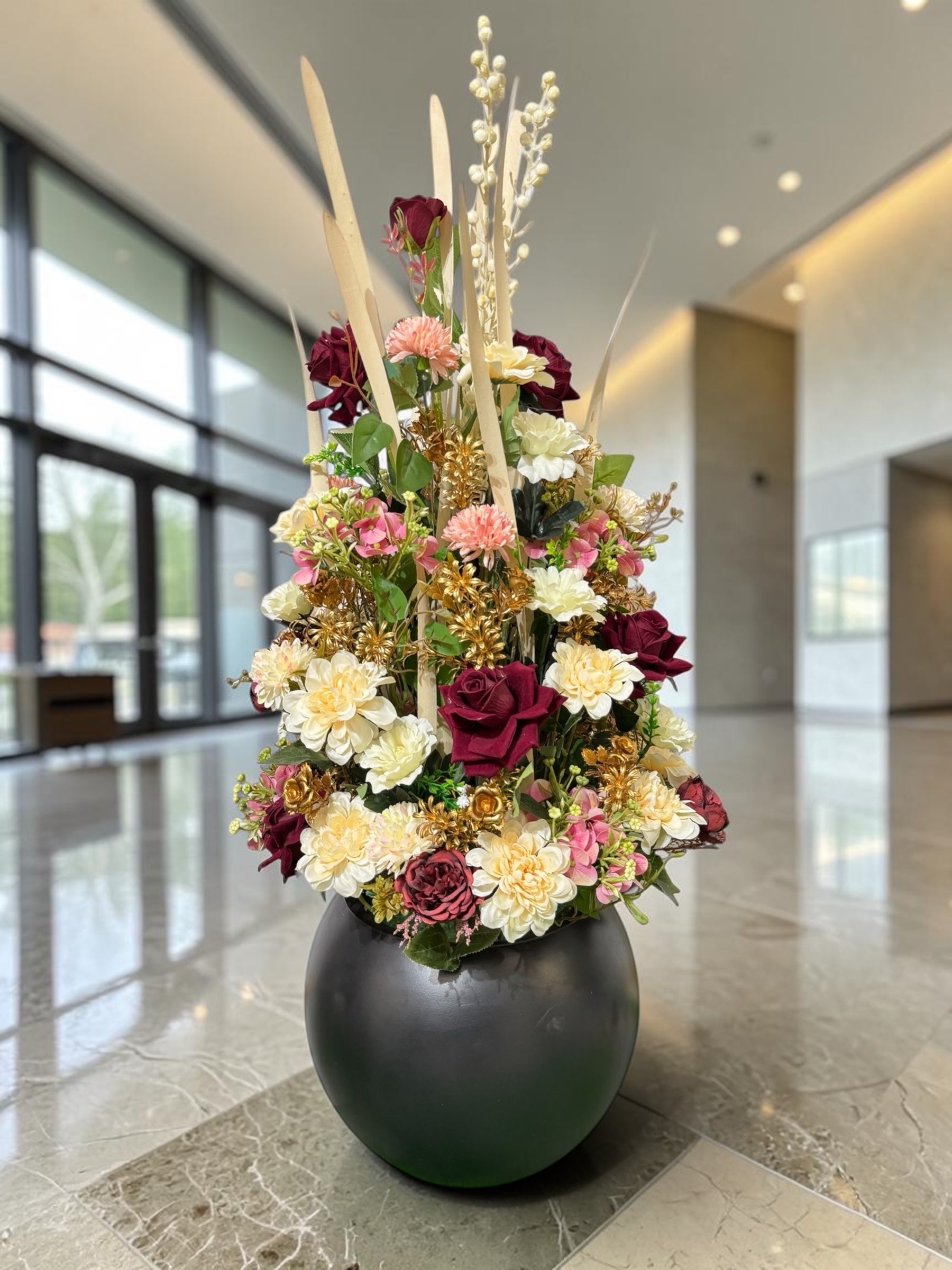 Silk Planter | Floor Decoration