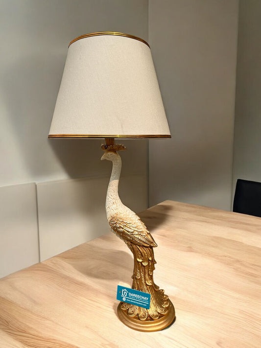 Peahen Lamp | Pair for Side Tables