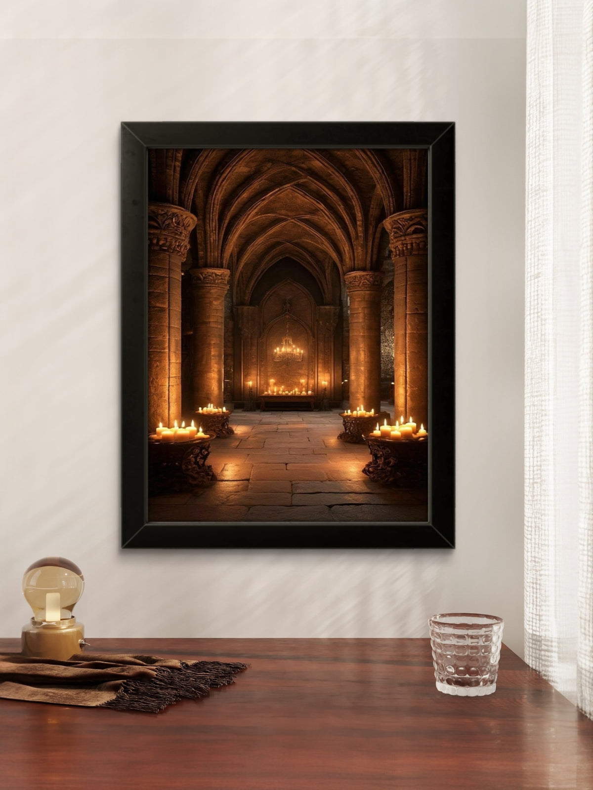 Ancient Temple | Vintage Wall Art Frame