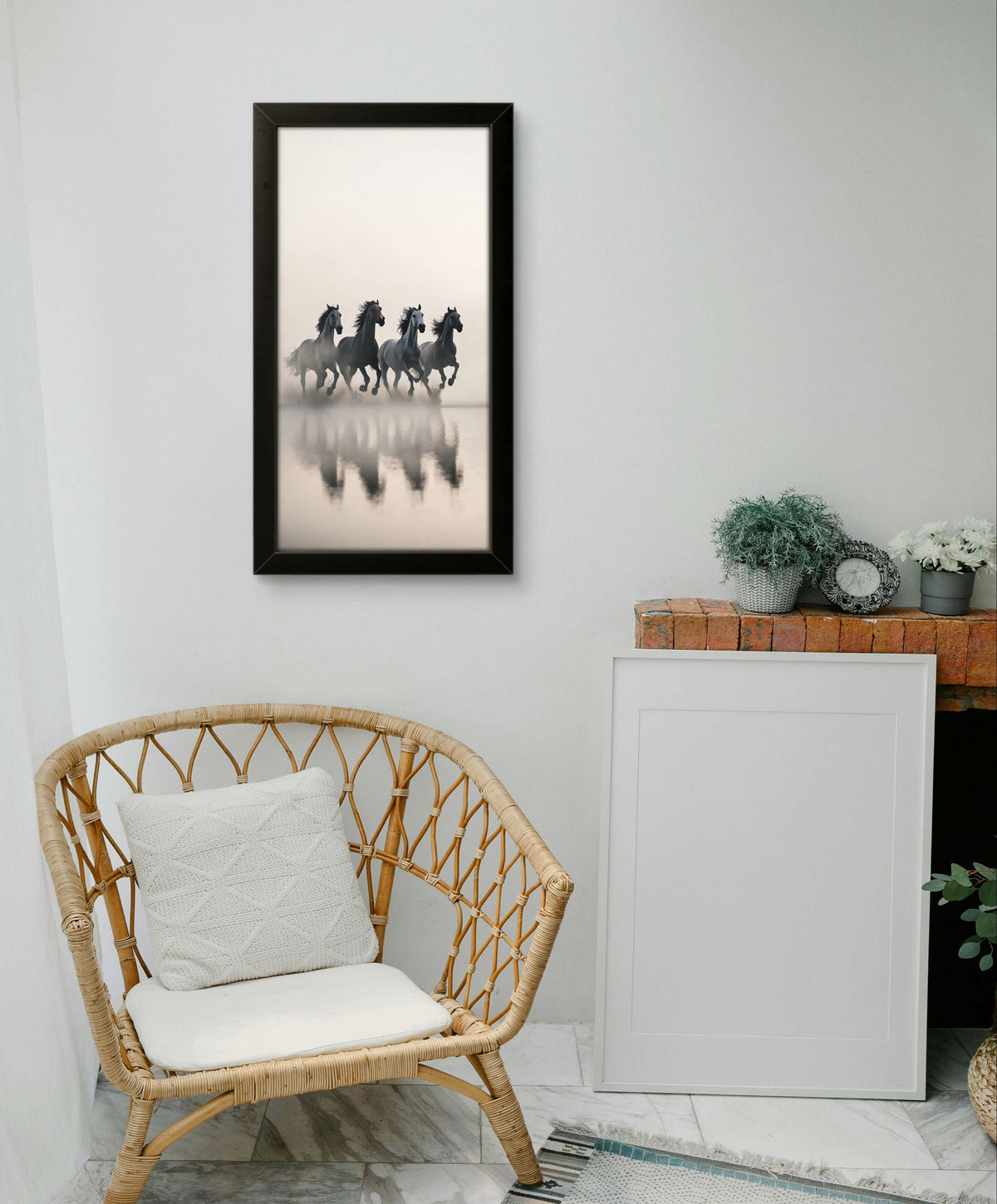 Horse Group | Creature Wall Art Frame